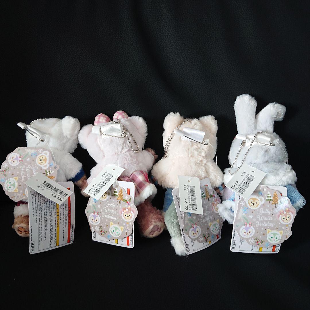 新品タグ付 ディズニーシー ジョリーウィンターホリデー ぬいば4体セット