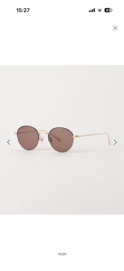 【最終値下げ】KANEKO OPTICAL金子眼鏡Toby SGLS/サングラス