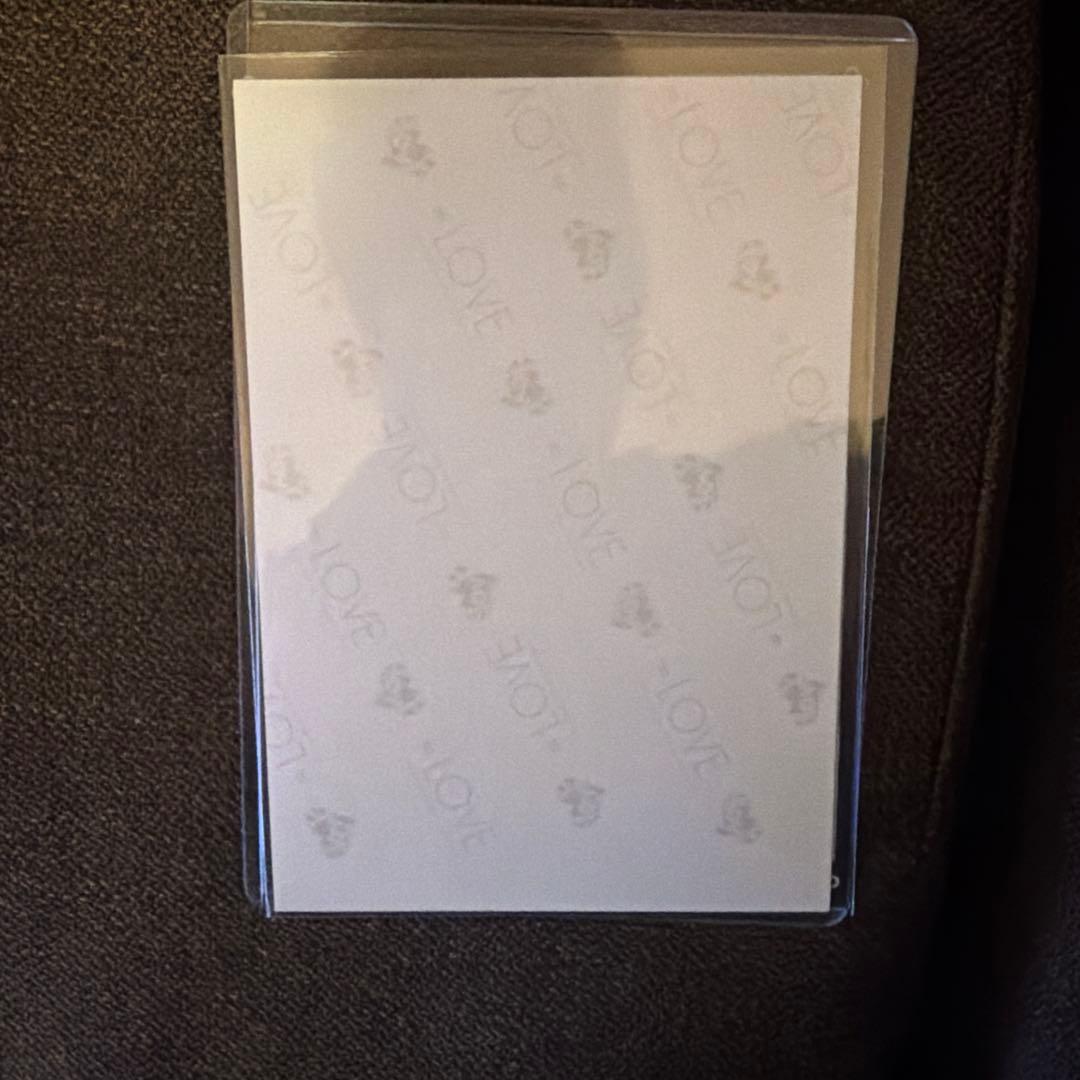 ＝LOVE 佐々木舞香 生写真 直筆 チュウ ラストノートしか知らない