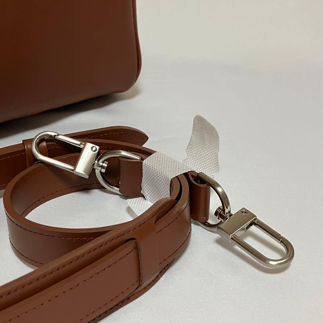 MBハイエンドトラベルバッグ　ボストンバッグ　旅行　レザー　ブラウン　2way