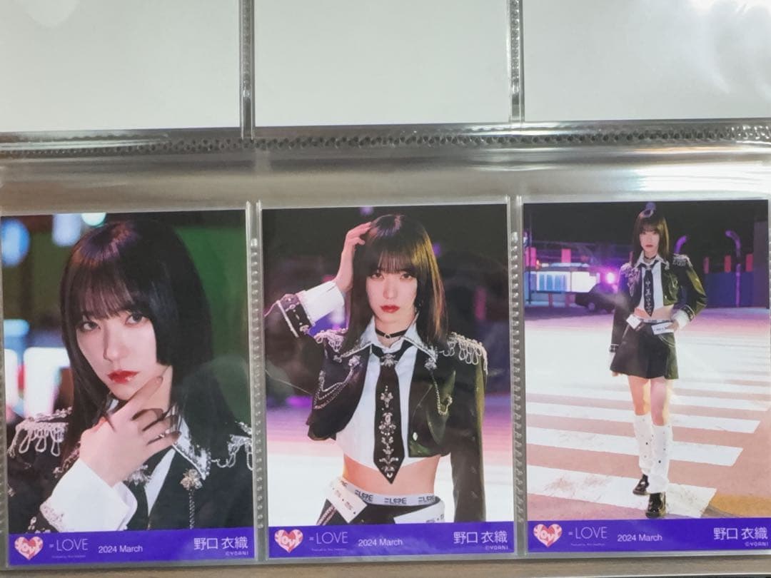 ＝LOVE野口衣織生写真コンプ　「呪って呪って 歌唱衣装②」