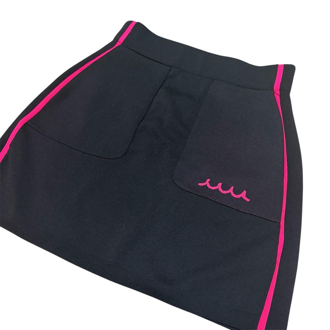 mutaMARINE ムータマリンゴルフ サイドライン ジャガードスカート