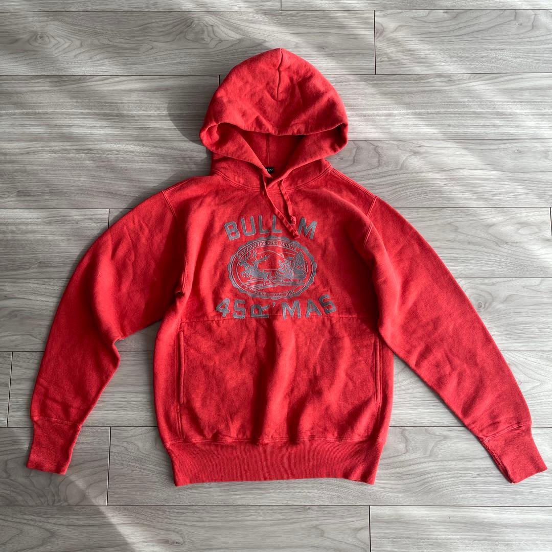 45R 裏毛の908ブルカレッジフーディ