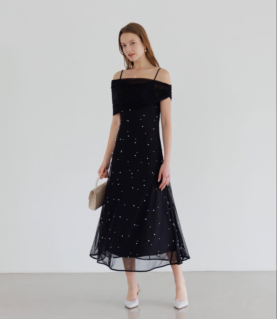 【LEJA】2WAYチュールトップスパールドレス　結婚式 二次会 お呼ばれ