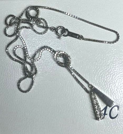 M*a様 4°C プラチナ　ダイヤモンド　ネックレス　7グラム