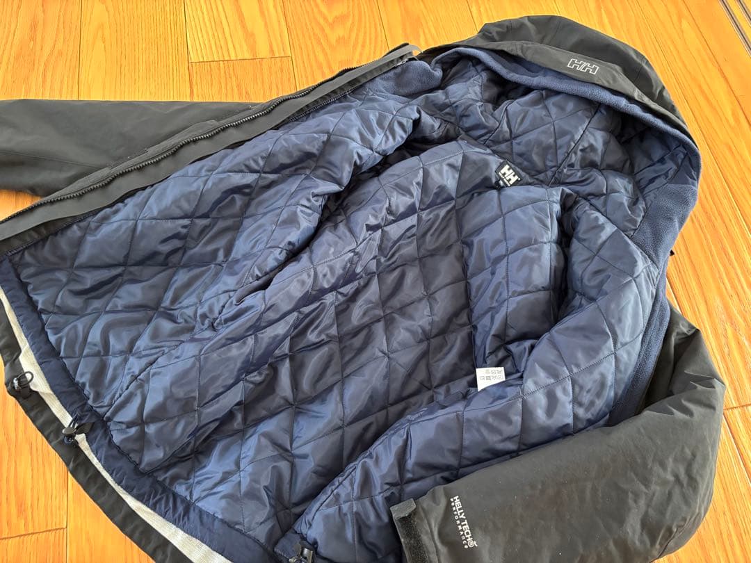 へリーハンセン　ジップインジップ　ジャケット　ヘリーテック　防水透湿素材　L