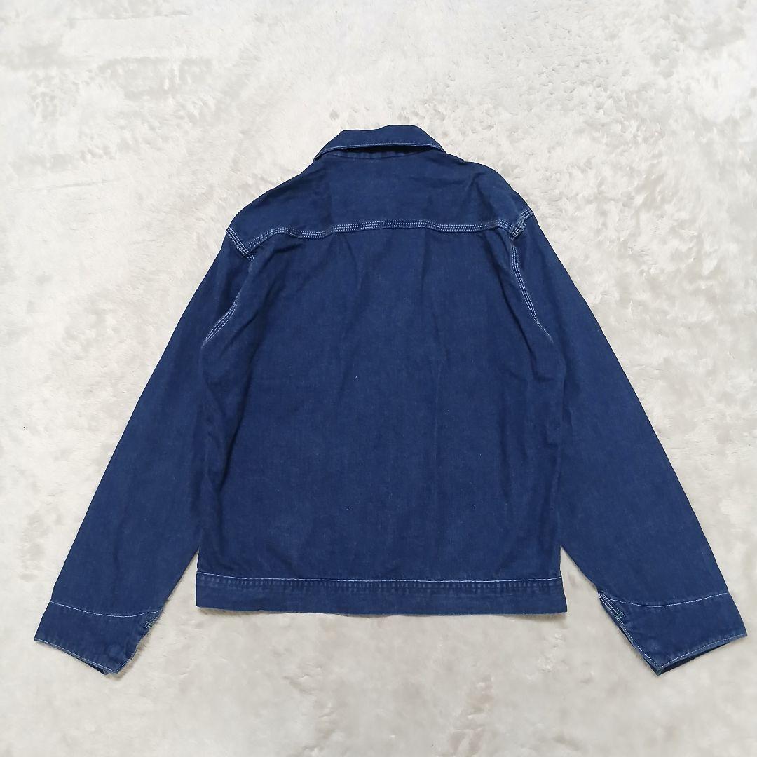 極美品/USA製 70s OSHKOSH ヴィンテージ ジップデニムカバーオール