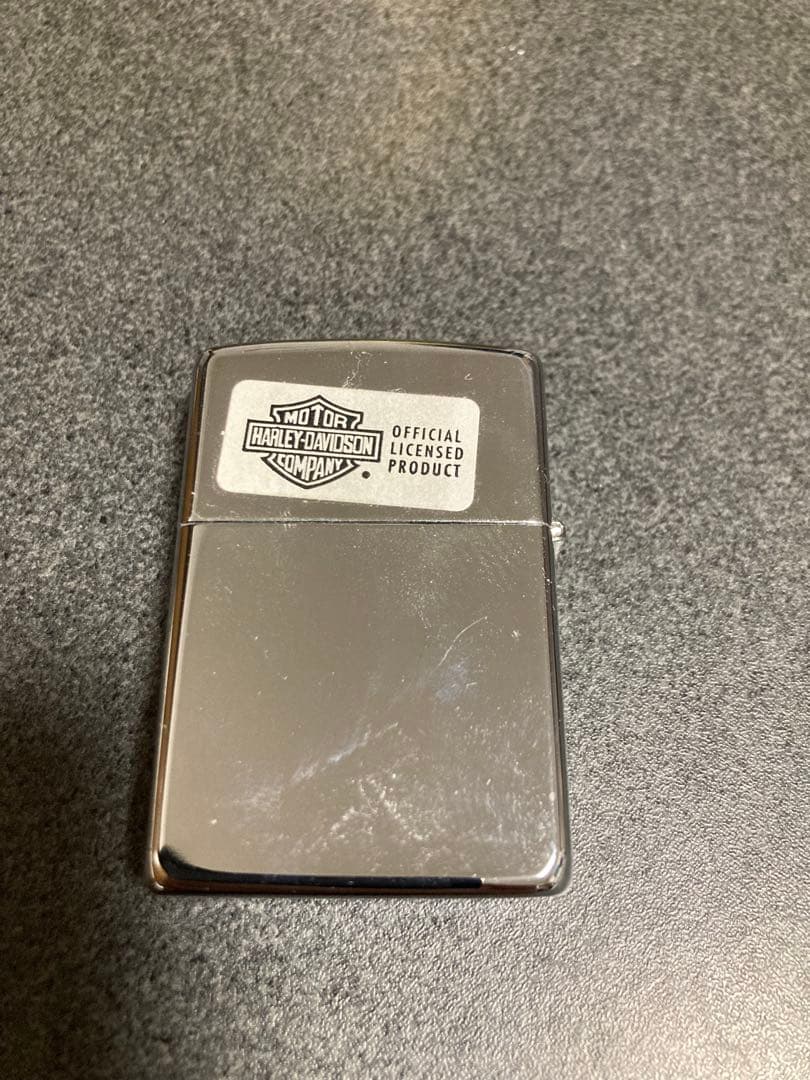 ハーレーダビッドソン Zippoライター 未使用品 丸缶ケース付き