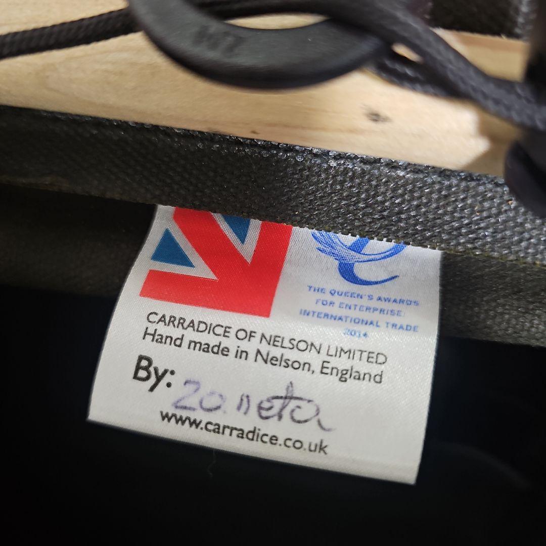 CARRADICE キャンバスバッグ オリーブグリーンサドルバッグ