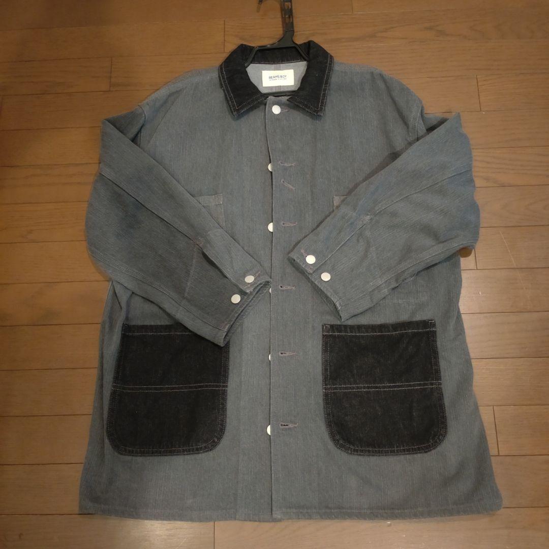 完売品!!　BEAMS BOY デニムカバーオール　ブラック