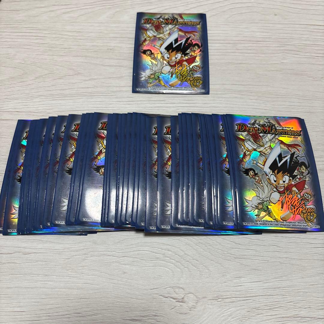 【デュエルマスターズ】スリーブ　切札勝舞　松本大サイン入り　40枚