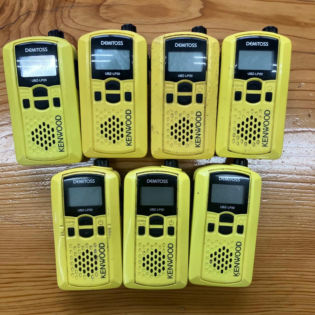 KENWOOD UBZ-LP20 トランシーバー 7台セット