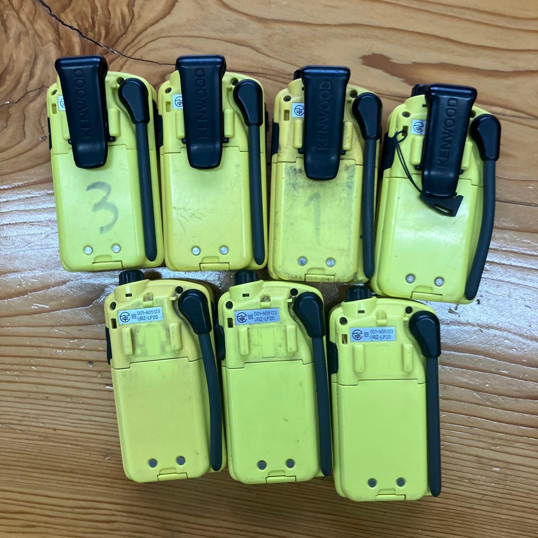 KENWOOD UBZ-LP20 トランシーバー 7台セット