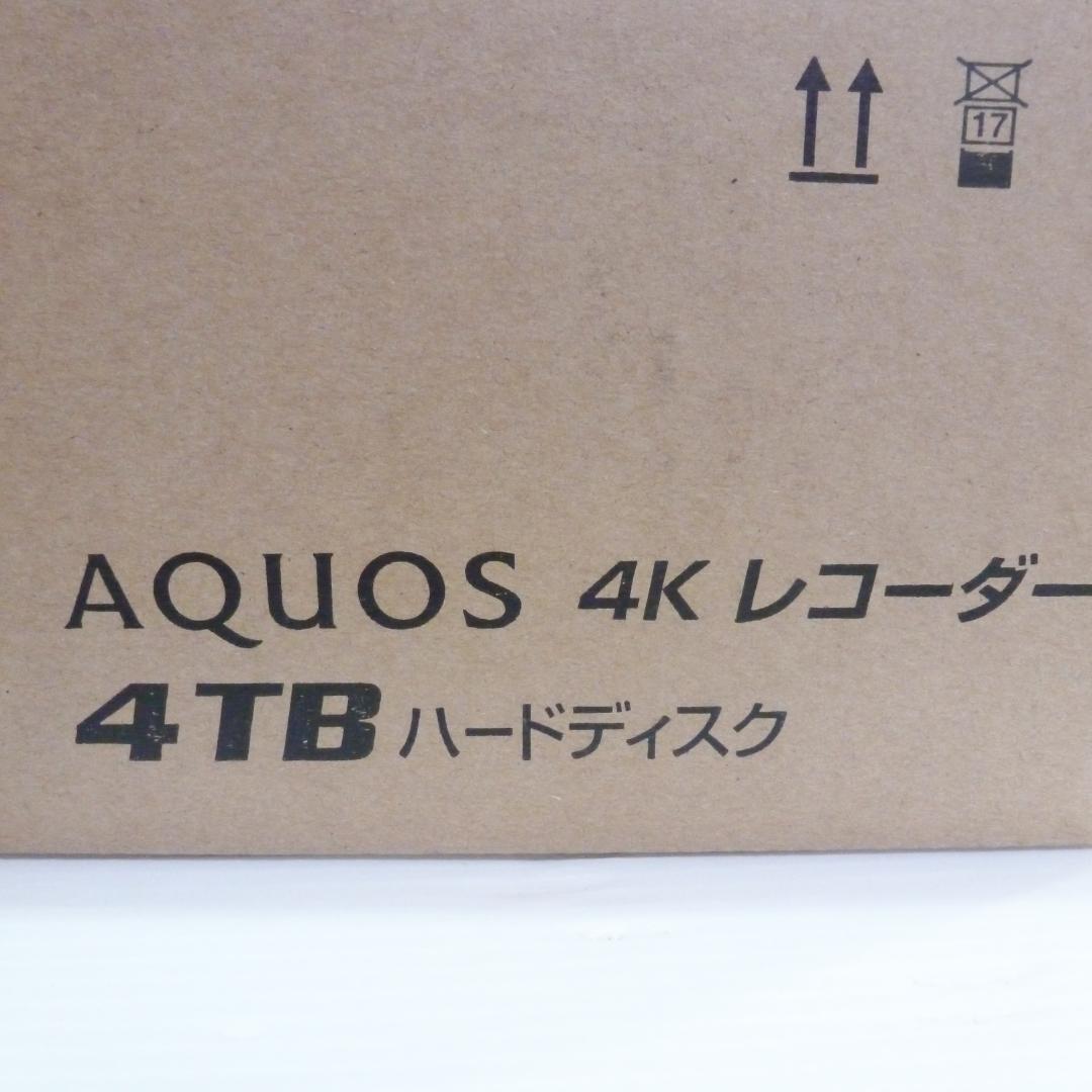 SHARP AQUOS 4Kレコーダー 4B-C40EW3 ブルーレイ 4TB