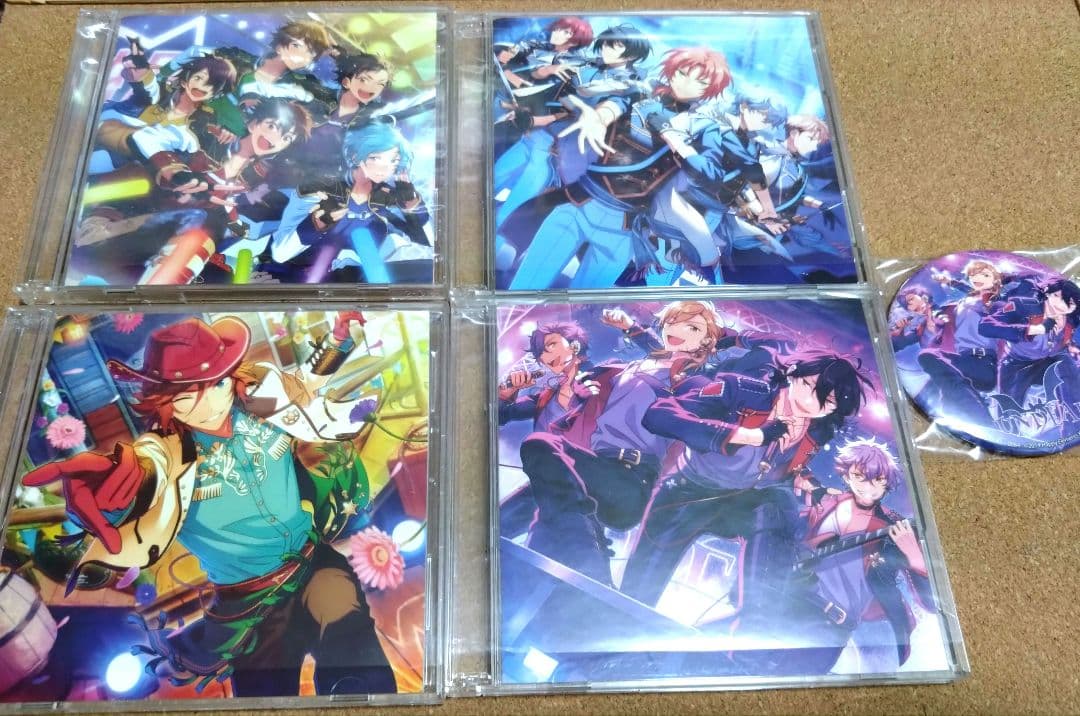 あんスタアルバム初回限定生産盤 UNDEAD Knights他 8枚＋缶バッジ