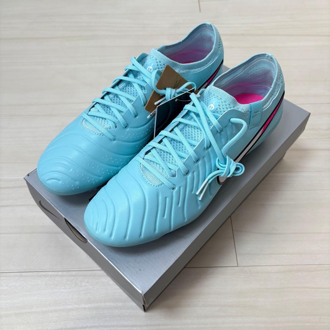 NIKE ナイキ ティエンポレジェンド10 エリート FG 28.0cm 水色
