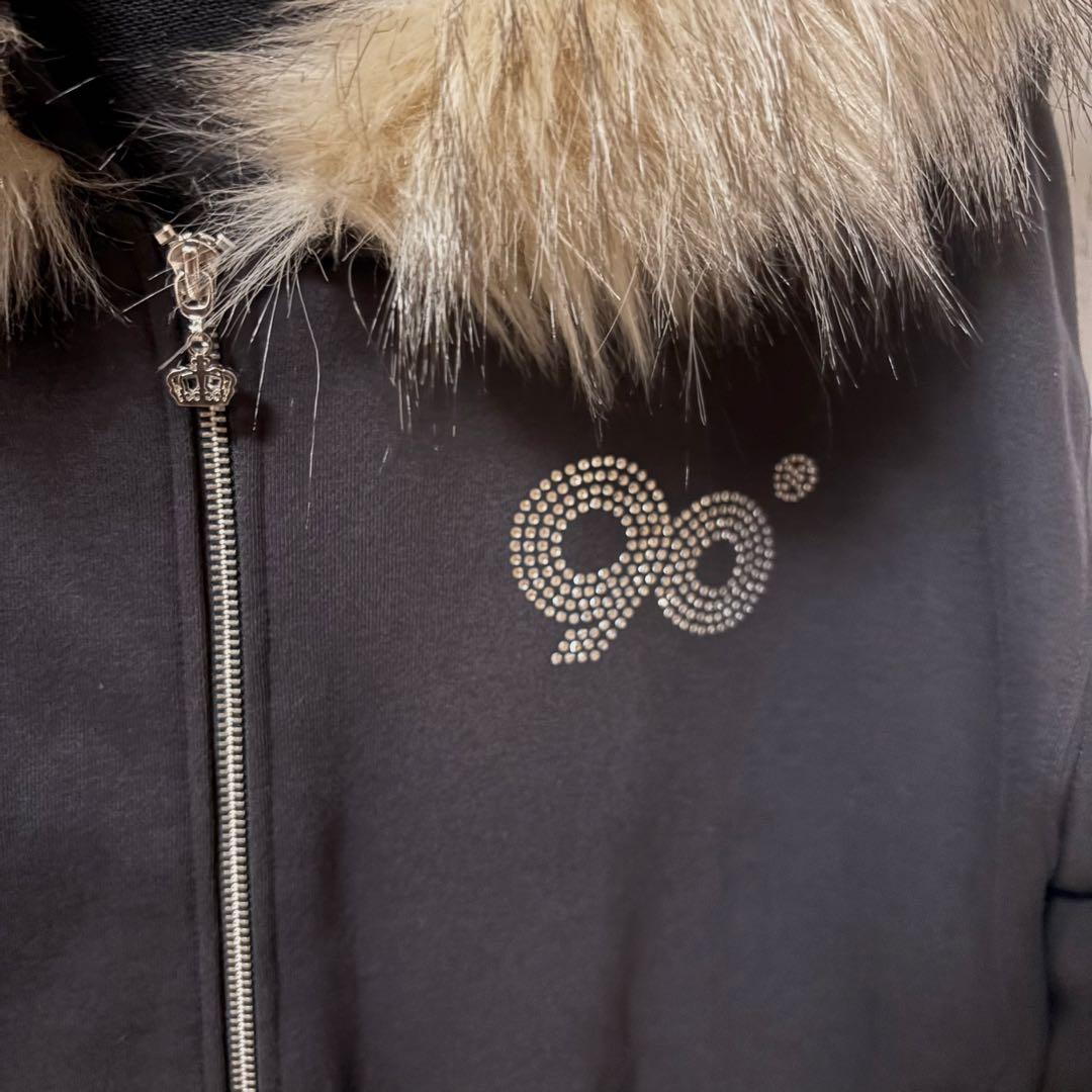 9090 ファー パーカー Mサイズ