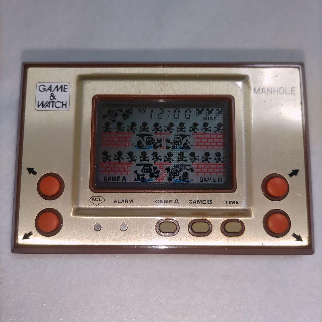 ゲーム&ウォッチ ゴールド　マンホール