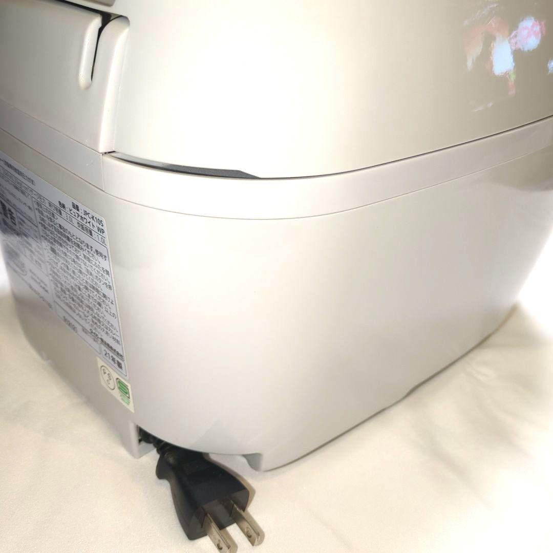 TIGER 圧力IH炊飯器 JPC-K10S ピュアホワイト2021年製