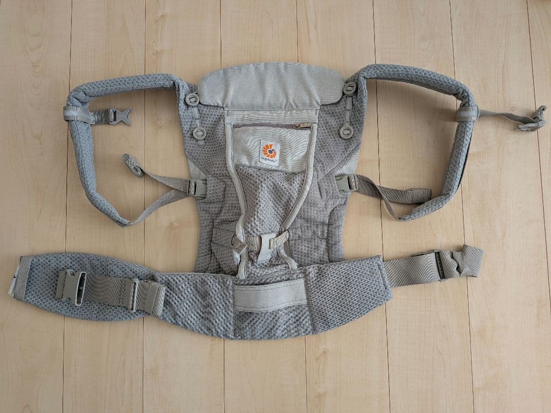 【美品】ergobaby 抱っこ紐 グレー　オムニブリーズ