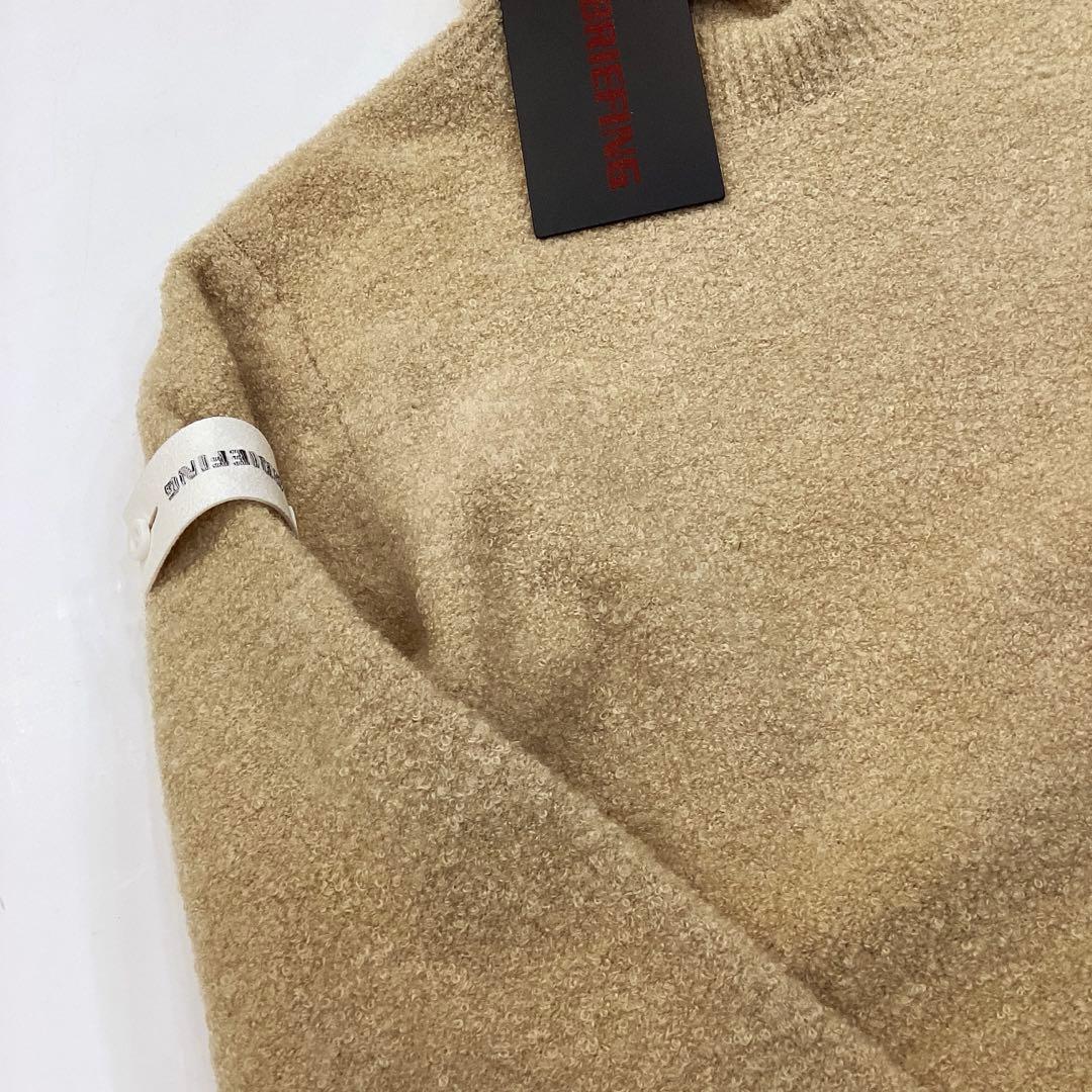 新品　BRIEFING BOUCLE YARN TURTLENECK KNIT