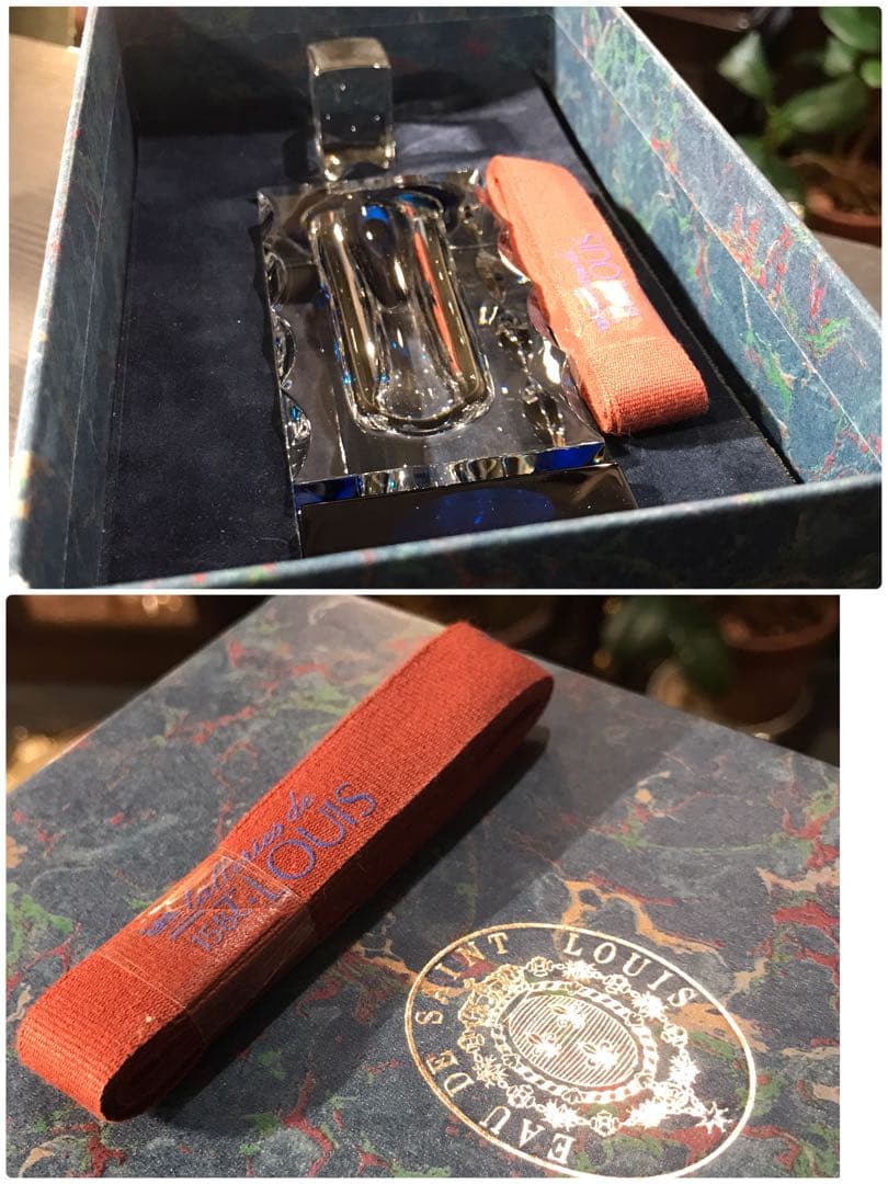 美オールドサンルイSt Louisクリスタル香水瓶1997年オー・ド・パルファン