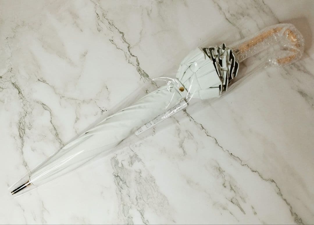 COKAGE+ 日傘 リリィホワイト 竹手元 フリル 完全遮光 新品未開封