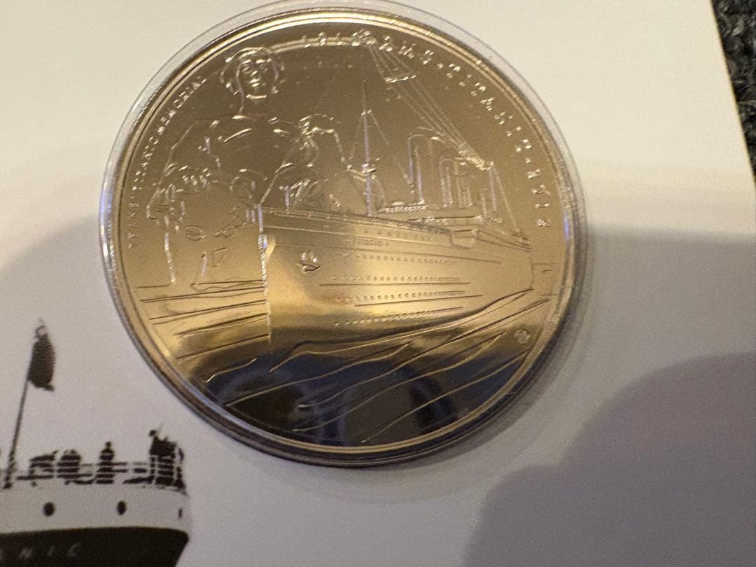 2012年 オルダニー「RMS Titanic 100周年記念 5ポンド」