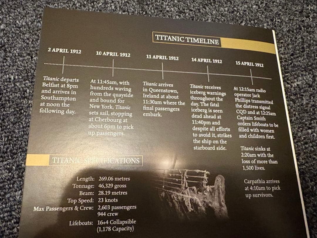 2012年 オルダニー「RMS Titanic 100周年記念 5ポンド」