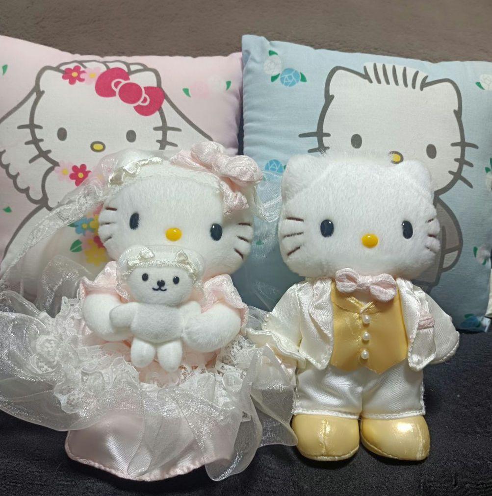 希少 ハローキティ ウェディングドール キティ＆ダニエル ウエルカムドール♡