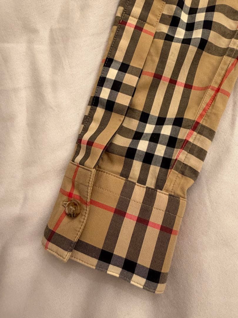 BURBERRY チェック柄 長袖シャツ