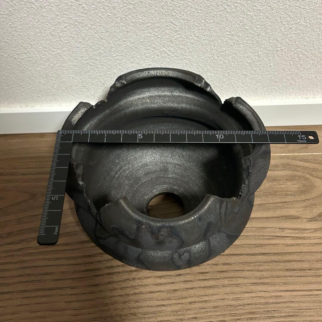 細川政己 y鉢 豹紋 植木鉢 作家鉢 大鉢