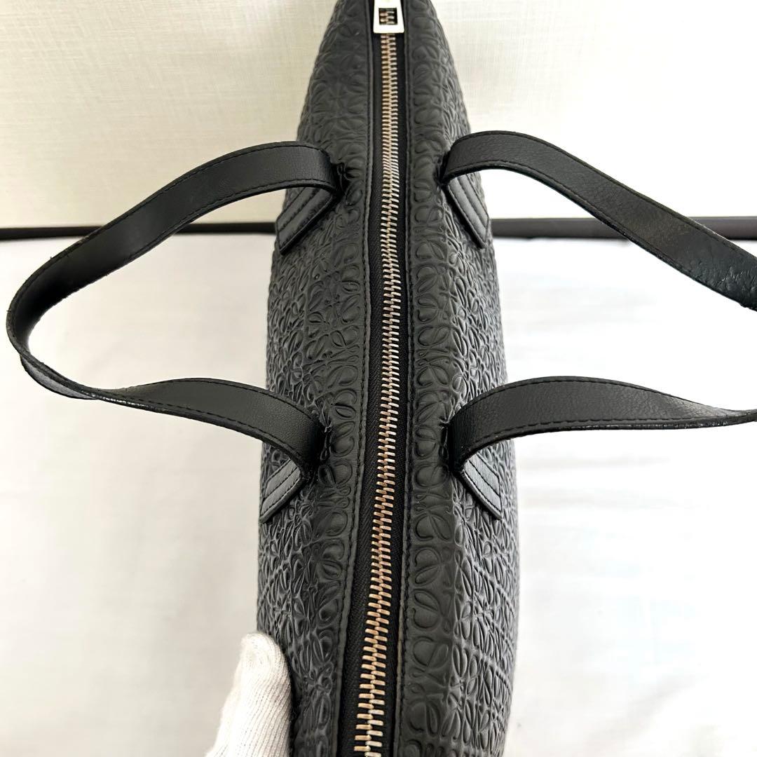 ■専用■LOEWE トートバッグ　リピートアナグラム　黒　レザー　ビジネス