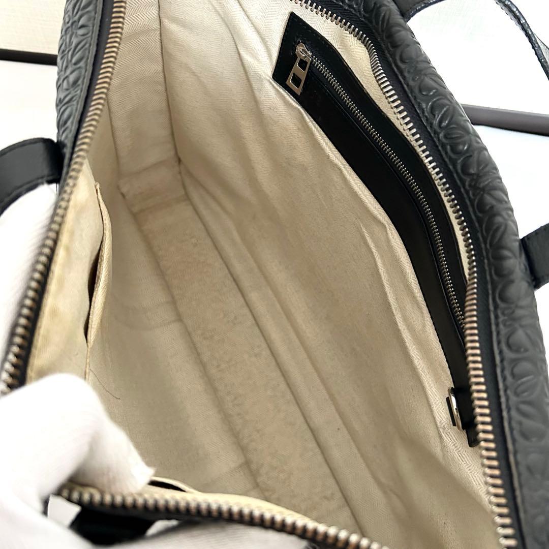 ■専用■LOEWE トートバッグ　リピートアナグラム　黒　レザー　ビジネス
