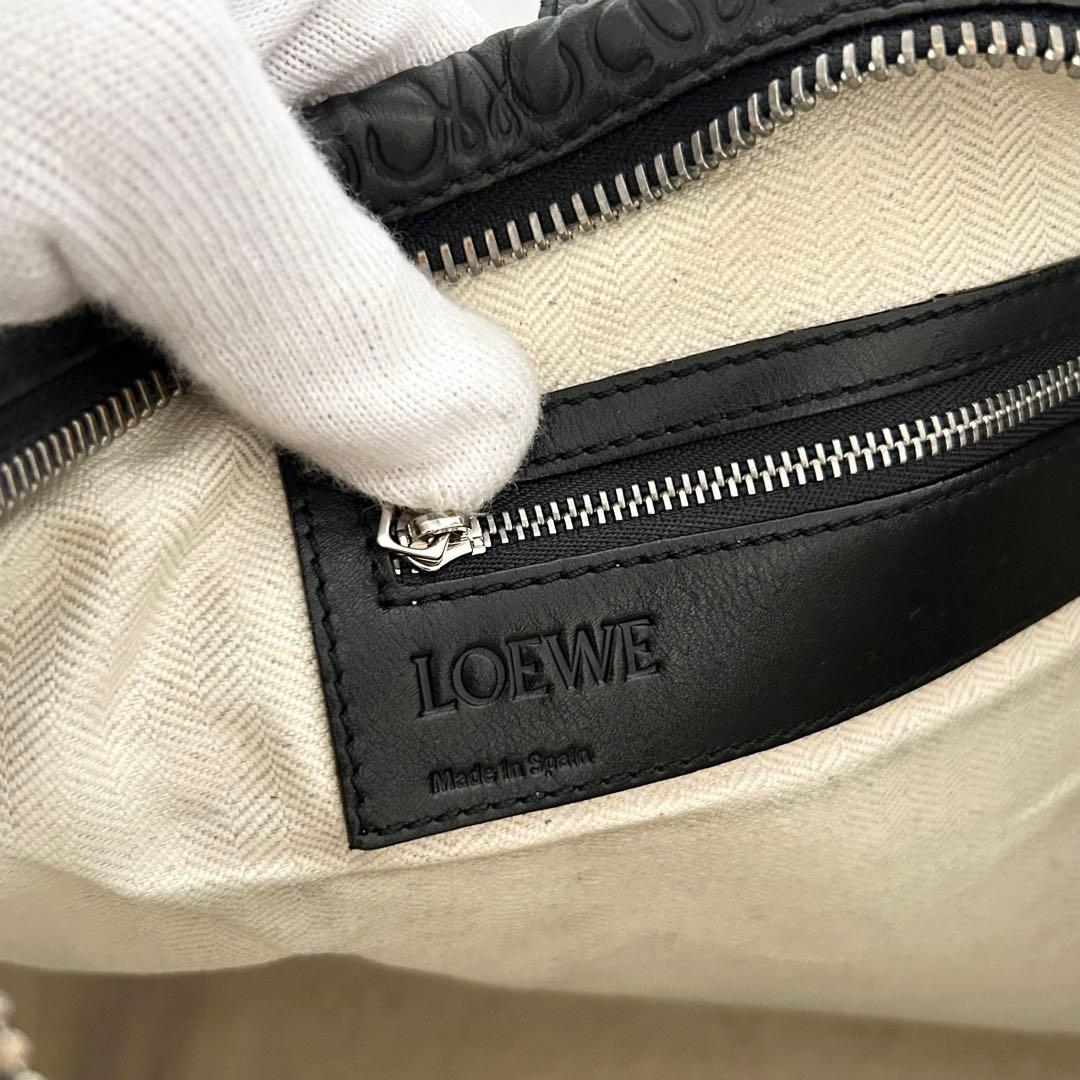 ■専用■LOEWE トートバッグ　リピートアナグラム　黒　レザー　ビジネス