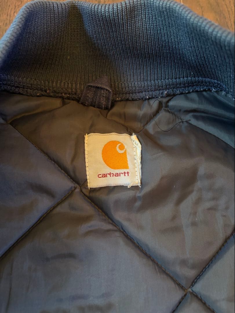 た*や様 カーハート Carhartt ネイビーブルーベスト 腰ゴム