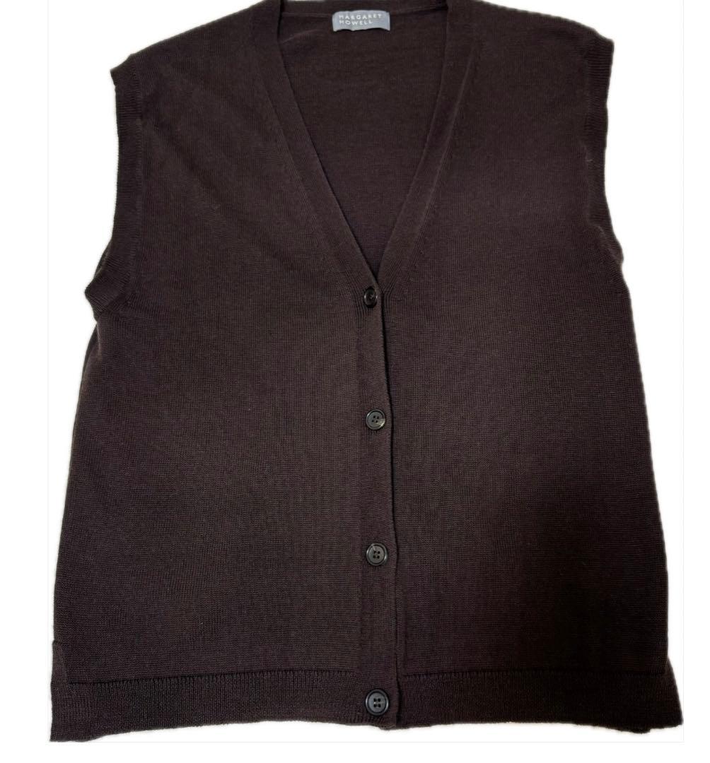 マーガレットハウエル TWISTED COTTON WOOL ベスト