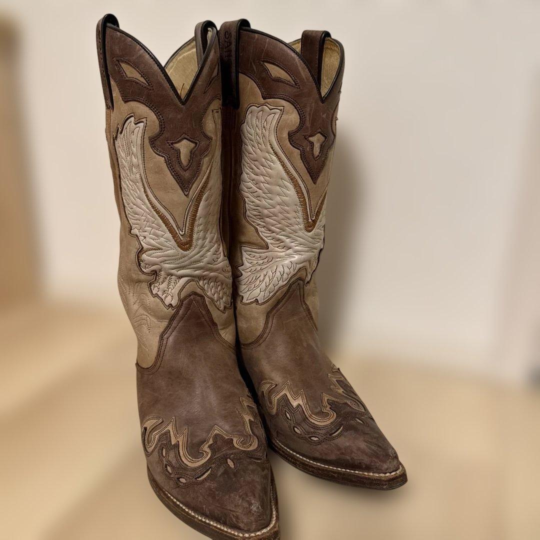 最終価格‼️SANCHO ウエスタンブーツ 本革 レザー 39サイズ