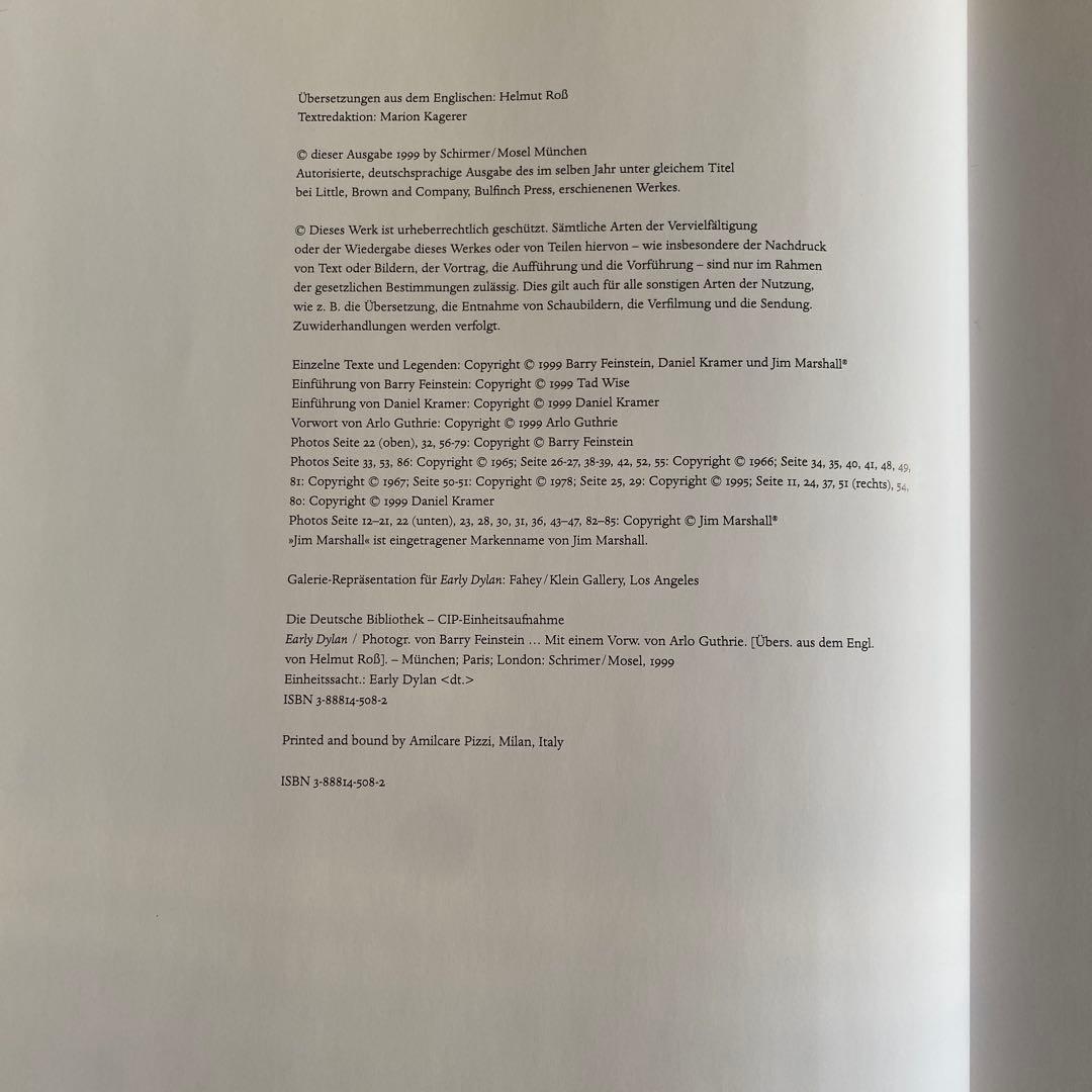 希少洋書　Early Dylan ボブ・ディラン写真集