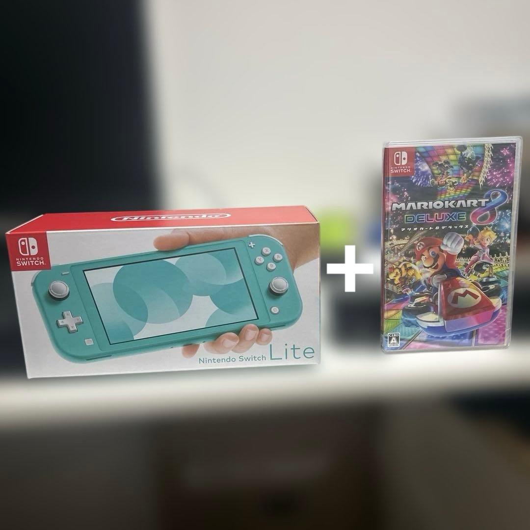 Nintendo Switch Lite ターコイズ +マリオカート8 セット