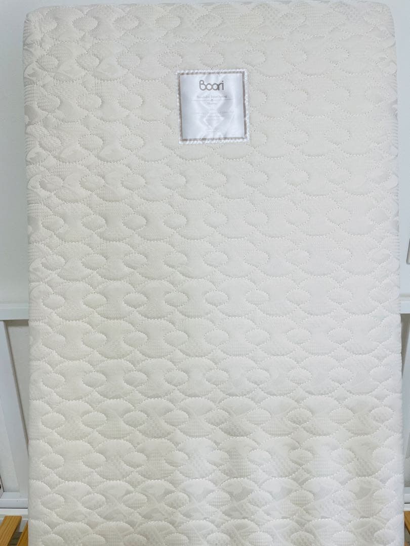 Boori 3in1 6歳まで ベビーベッド ジャズ 天然木製 白 マットレス