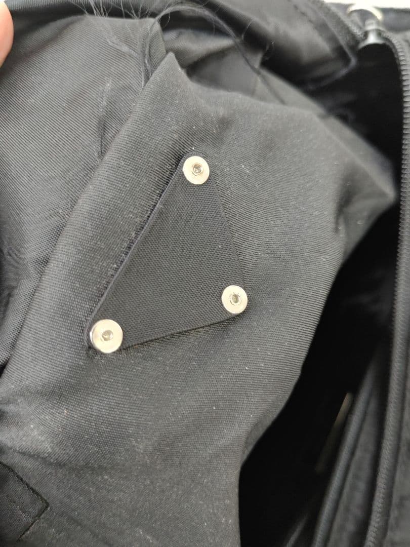 クロボボPRADA　トートバッグ　ハンドバッグ　白タグ　三角ロゴ　ナイロン