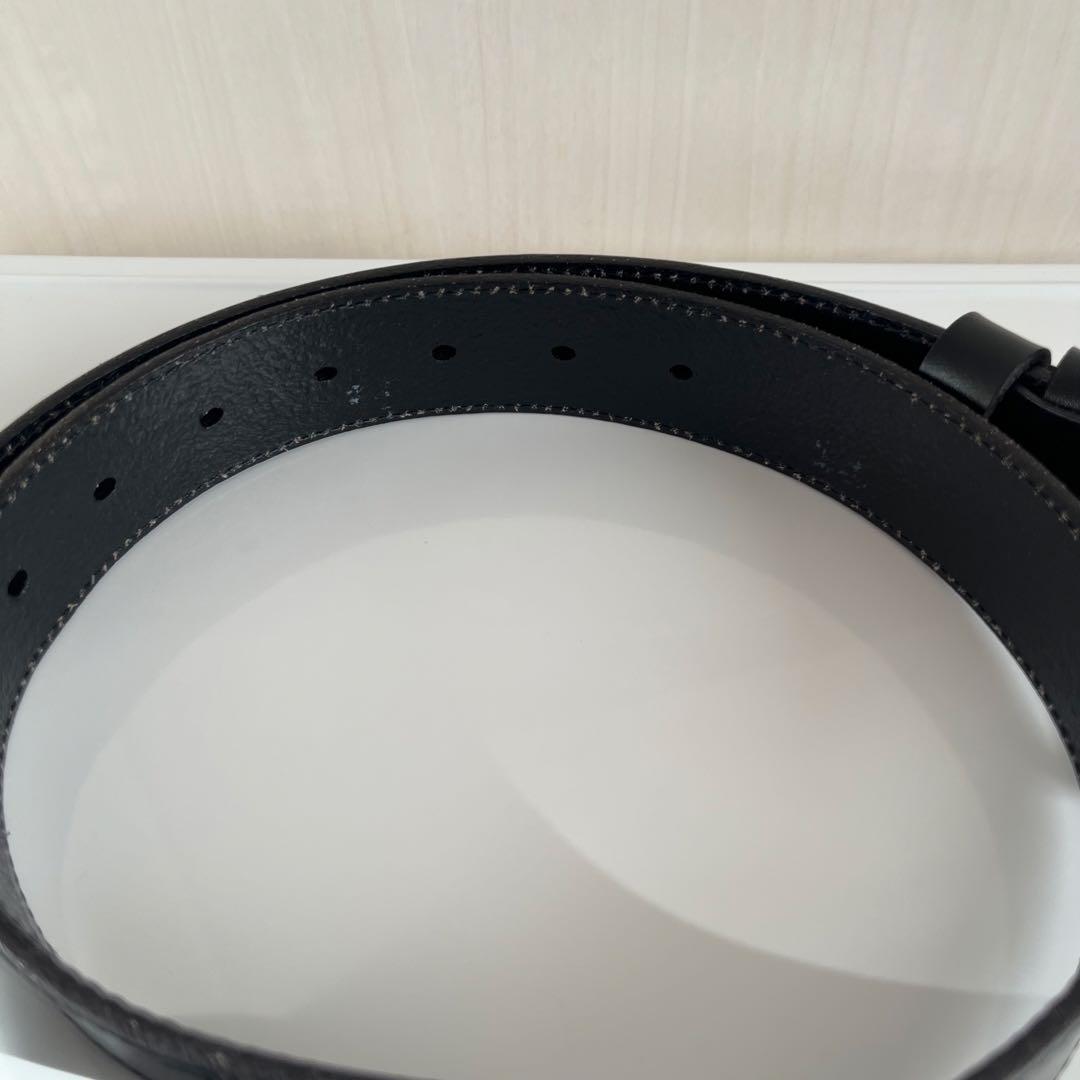 【一度のみ使用】 Peco Club レザー ベルト ブラック