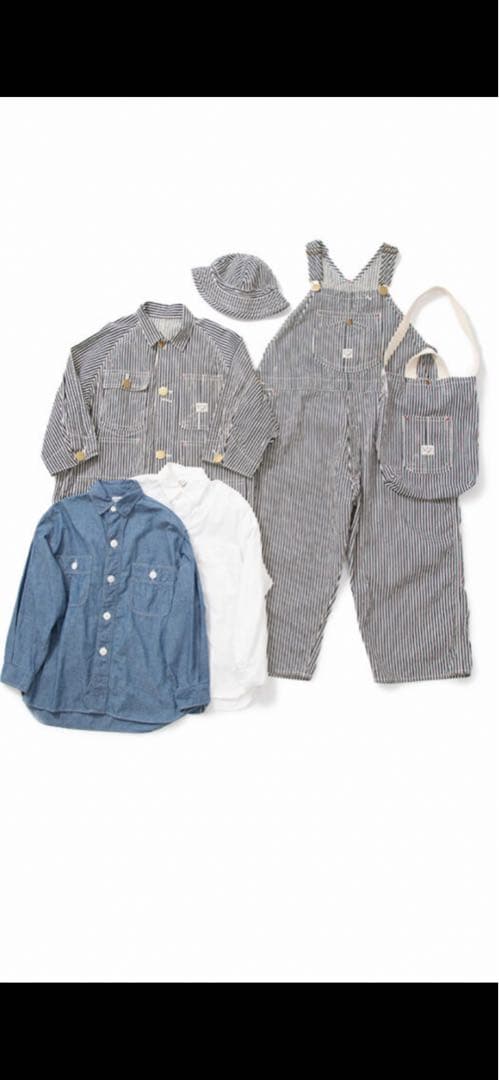 orslow×BEAMSBOY別注commercialcoverallヒッコリー