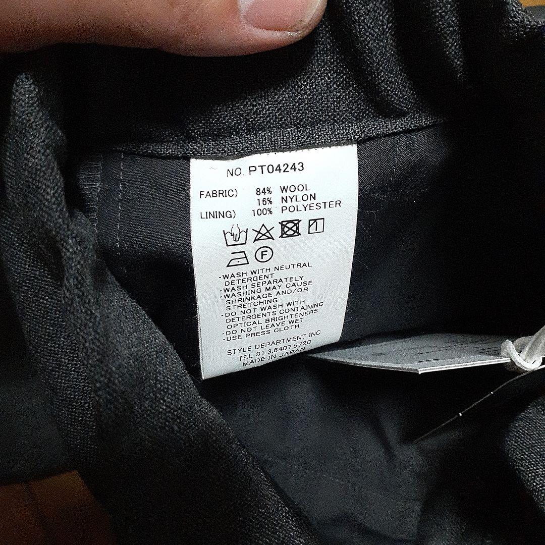 STILL BY HAND スティルバイハンド ウールナイロン4タックパンツ