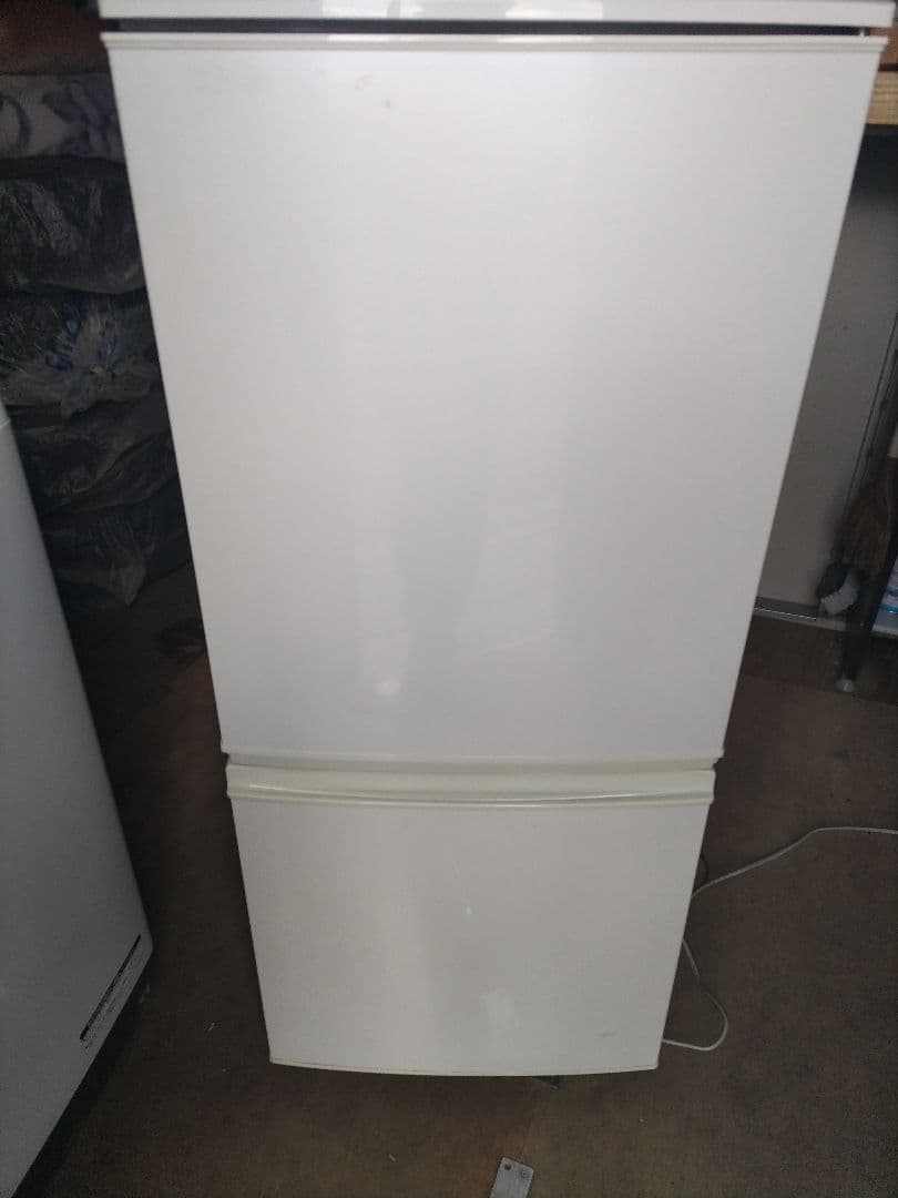 札幌市近郊の方限定！送料無料！シャープ ２ドア冷蔵庫 SJ-D14B-W