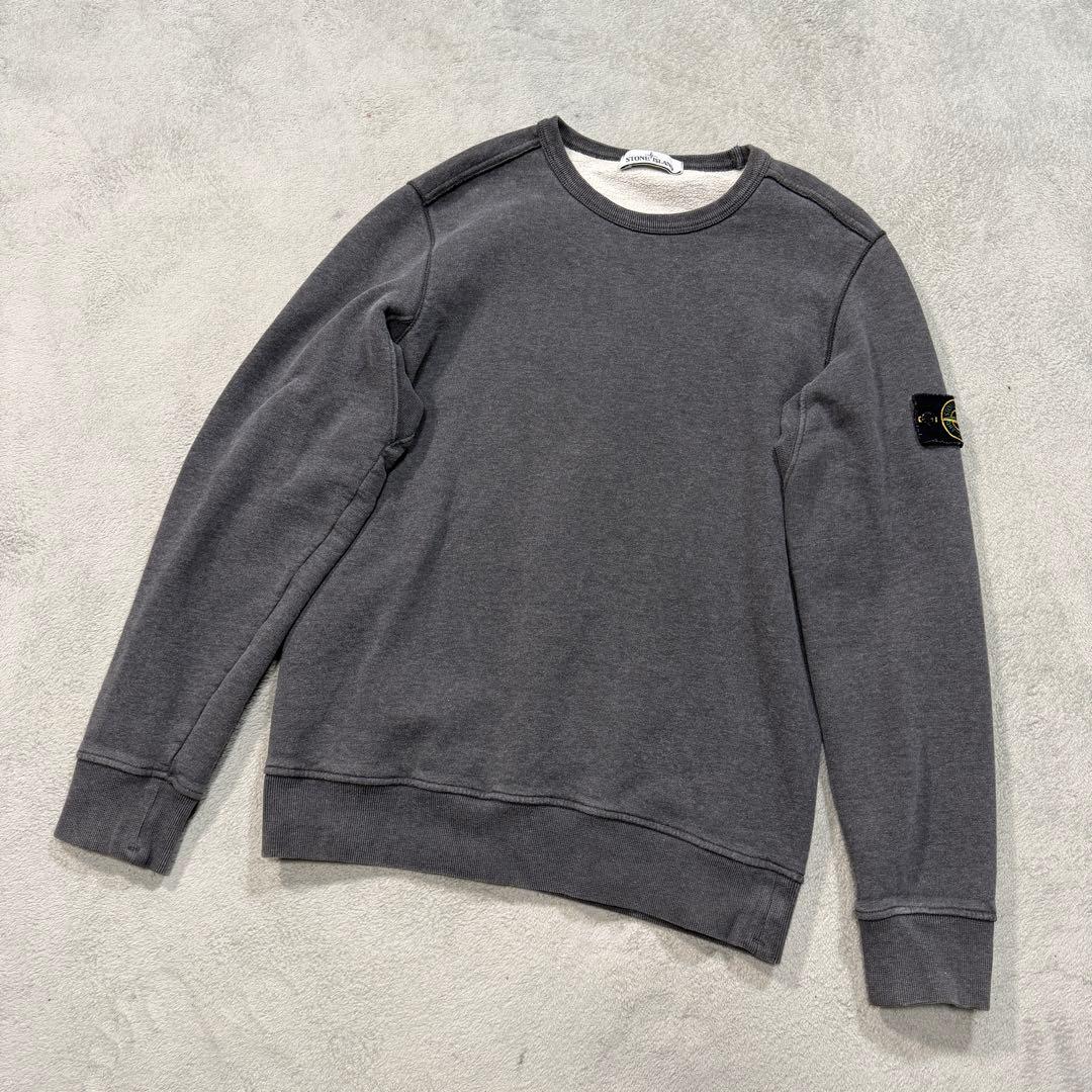 ストーンアイランド　裏起毛　トレーナー　グレー　691562720 Mサイズ