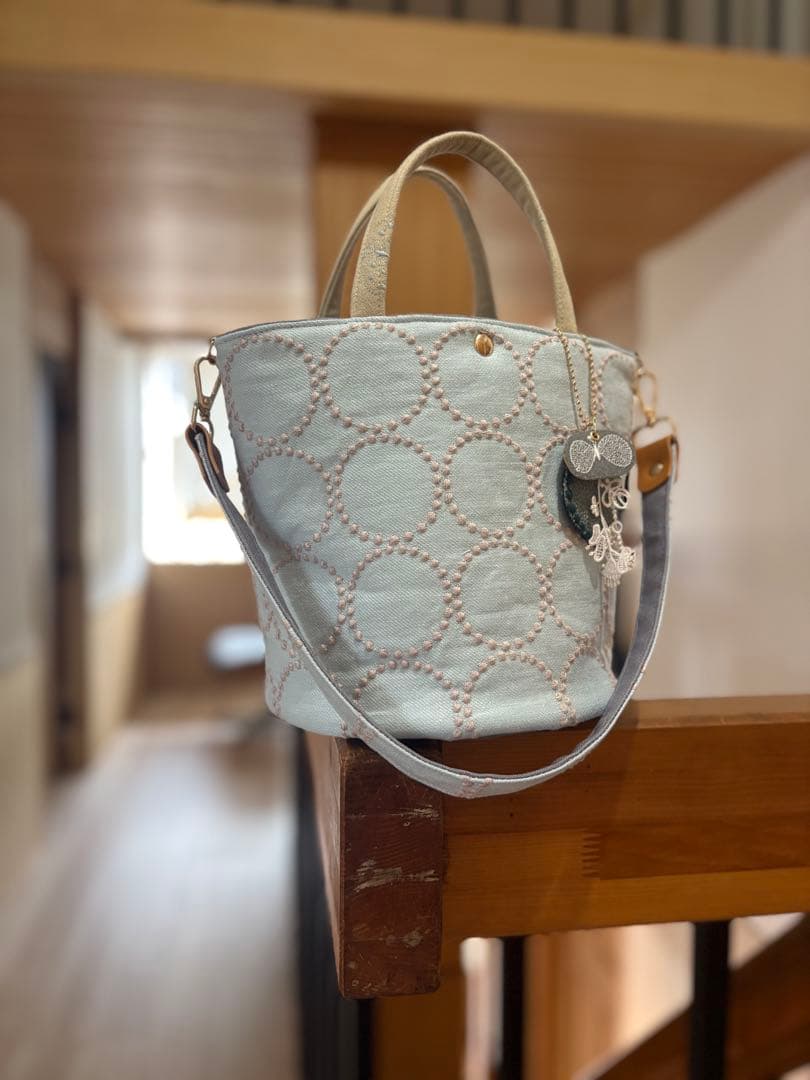 新入荷▪︎ミナペルホネン▪︎ハンドメイド▪︎2way マール bag
