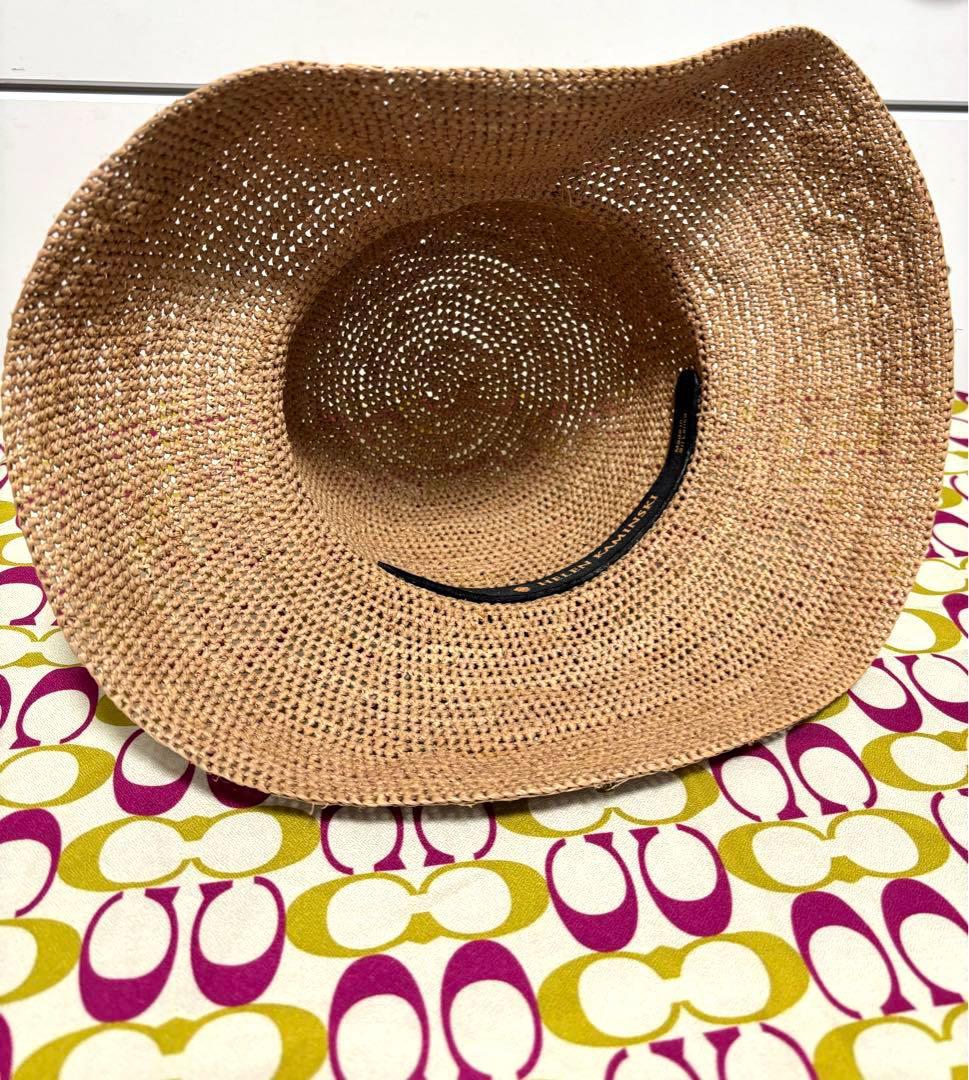 ヘレンカミンスキー　麦わら帽子 ハット　ベージュブラウン