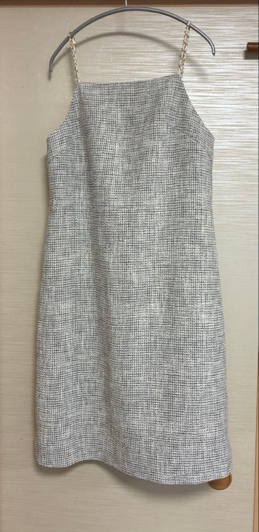 【クリーニング済！アナイ】ブッチャーツイードジャンパードレス 38 入園 入学